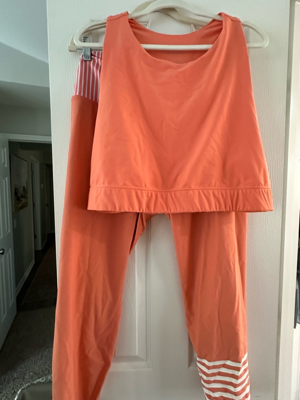 Addison Bay x Nuuly Workout Set Coral